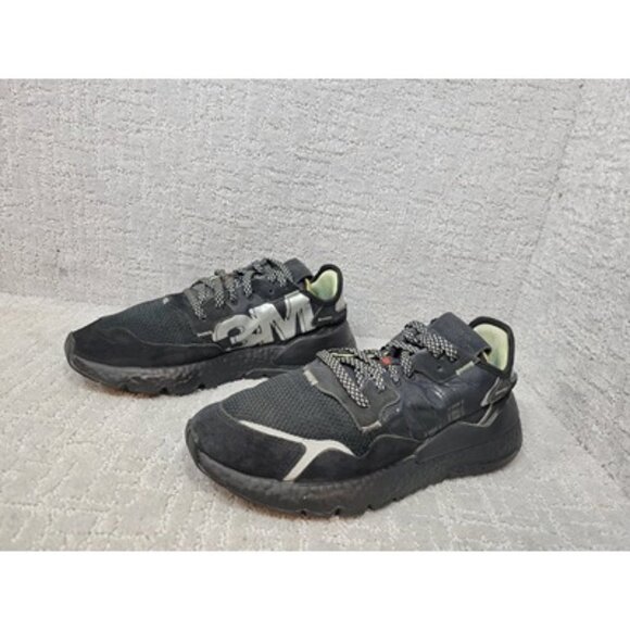 Adidas x 3M Nite Jogger Core Reflective EE5884 Men's Size 9.5 Black Running Shoe - Picture 4 of 10